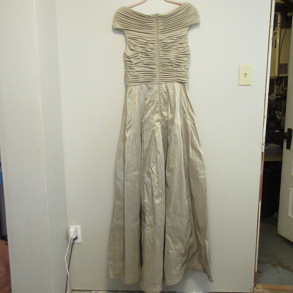 Tadashi Shoji Cream Maxi Dress - Picture 4 of 9